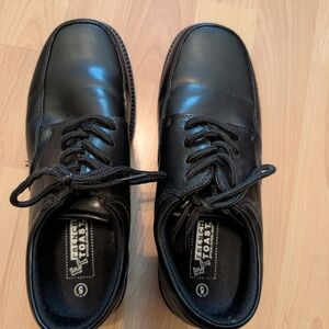French Toast Kids Black Dress Shoes